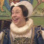 Nursey from Blackadder - with apologies to Andi, but you wouldn't give us a picture to use!